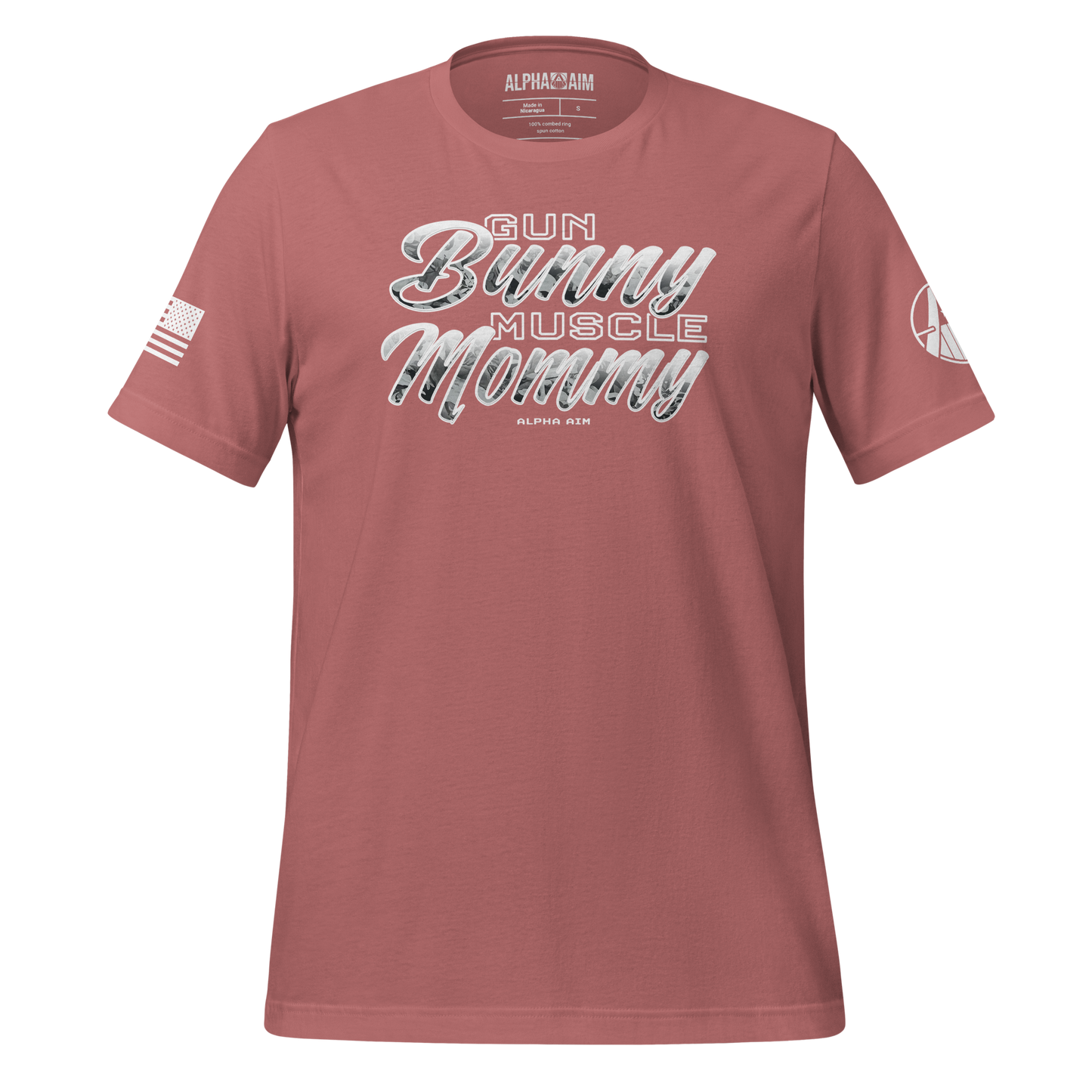 Gun Bunny Muscle Mommy Tee