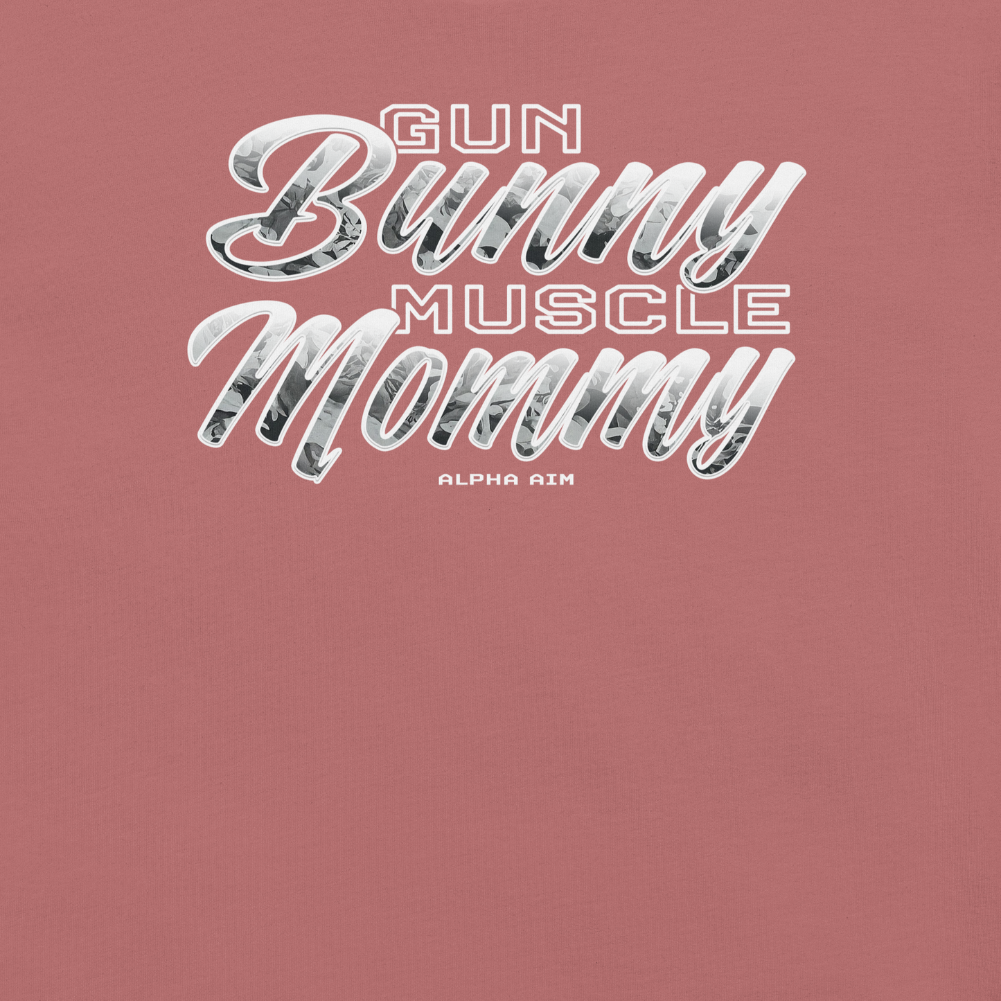 Gun Bunny Muscle Mommy Tee