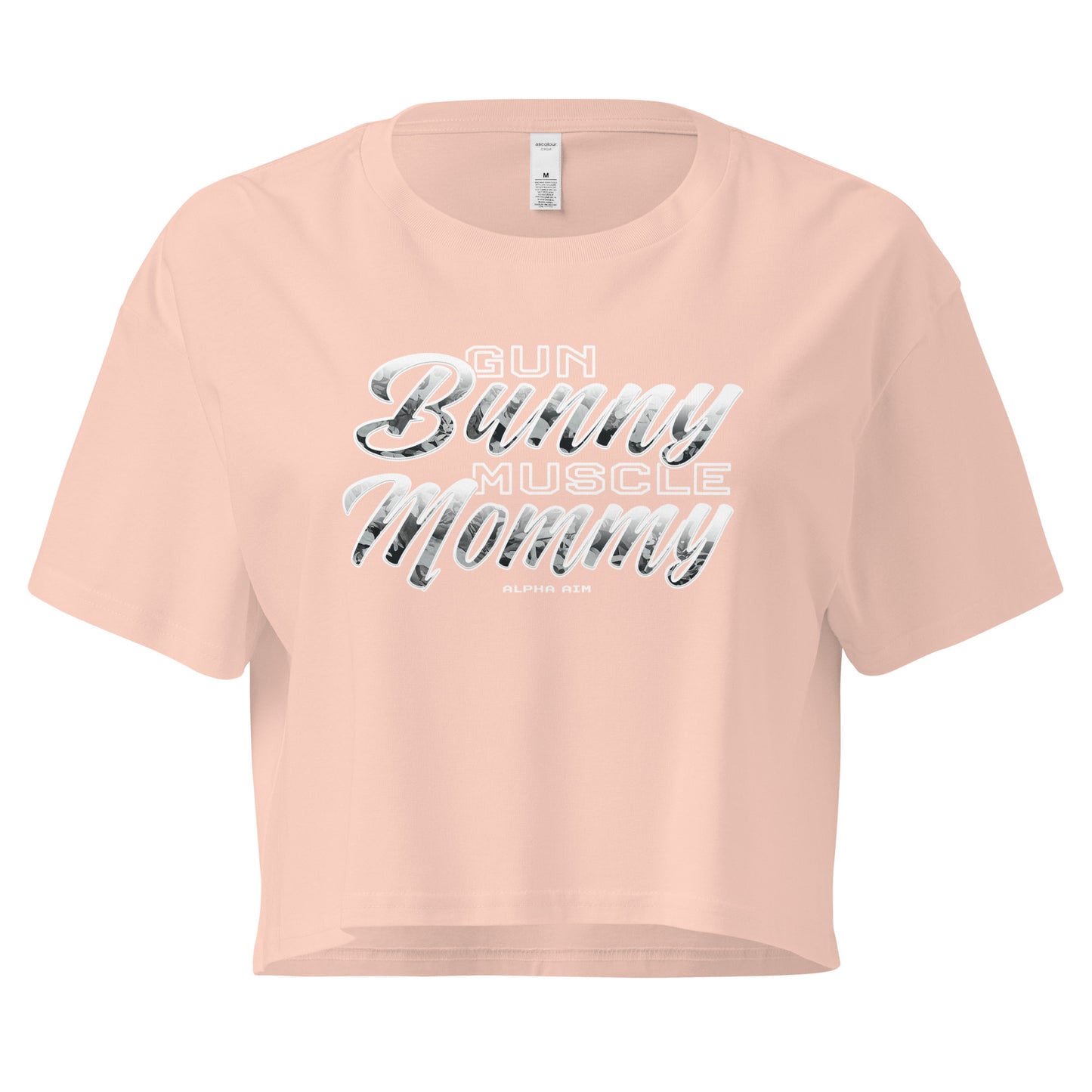 Gun Bunny Muscle Mommy Crop Top