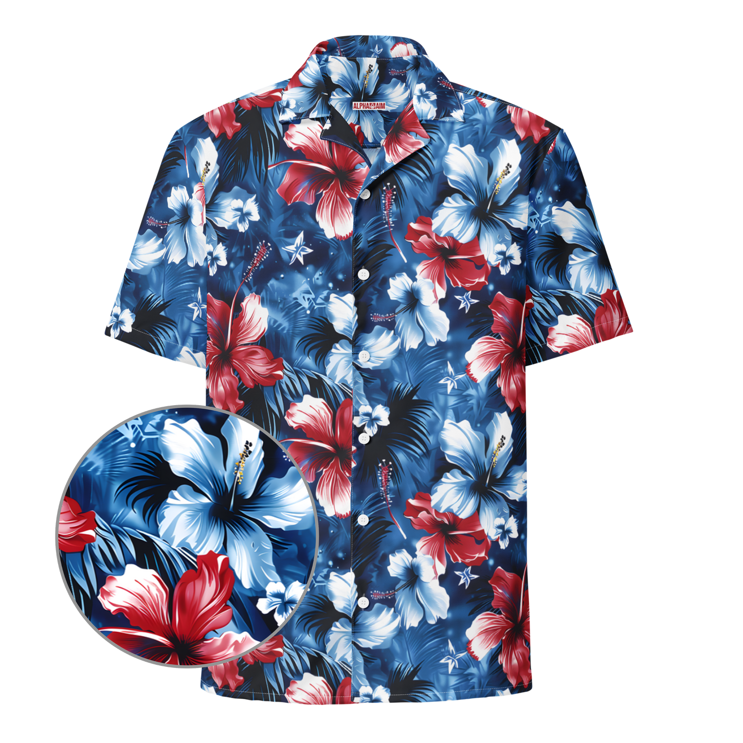 Patriotic Paradise Button Up