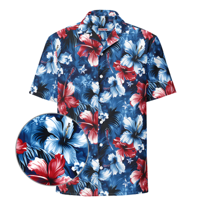 Patriotic Paradise Button Up