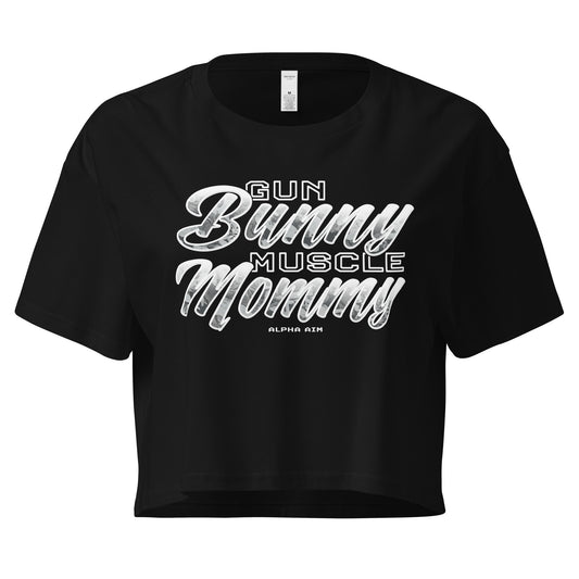 Gun Bunny Muscle Mommy Crop Top