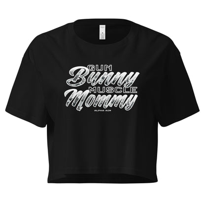 Gun Bunny Muscle Mommy Crop Top