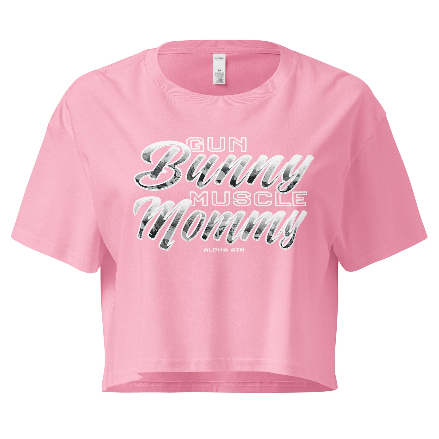 Gun Bunny Muscle Mommy Crop Top