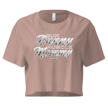 Gun Bunny Muscle Mommy Crop Top